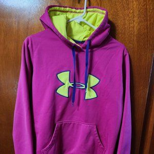 Women's Medium Under Armour Storm Fuchsia Fleece Lined Hoodie